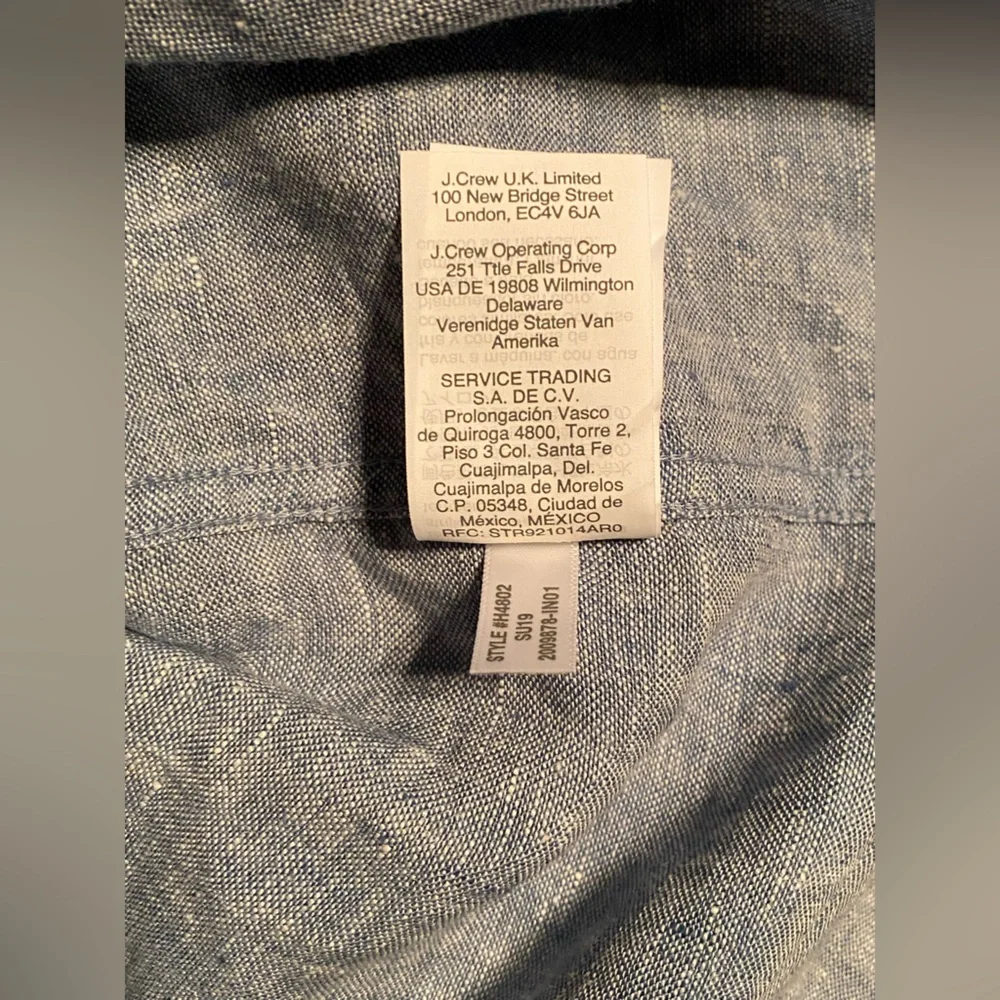 *NEVER WORN* J. Crew Mens Button Down Short-Sleeve Shirt | Color: Blue | Size: M